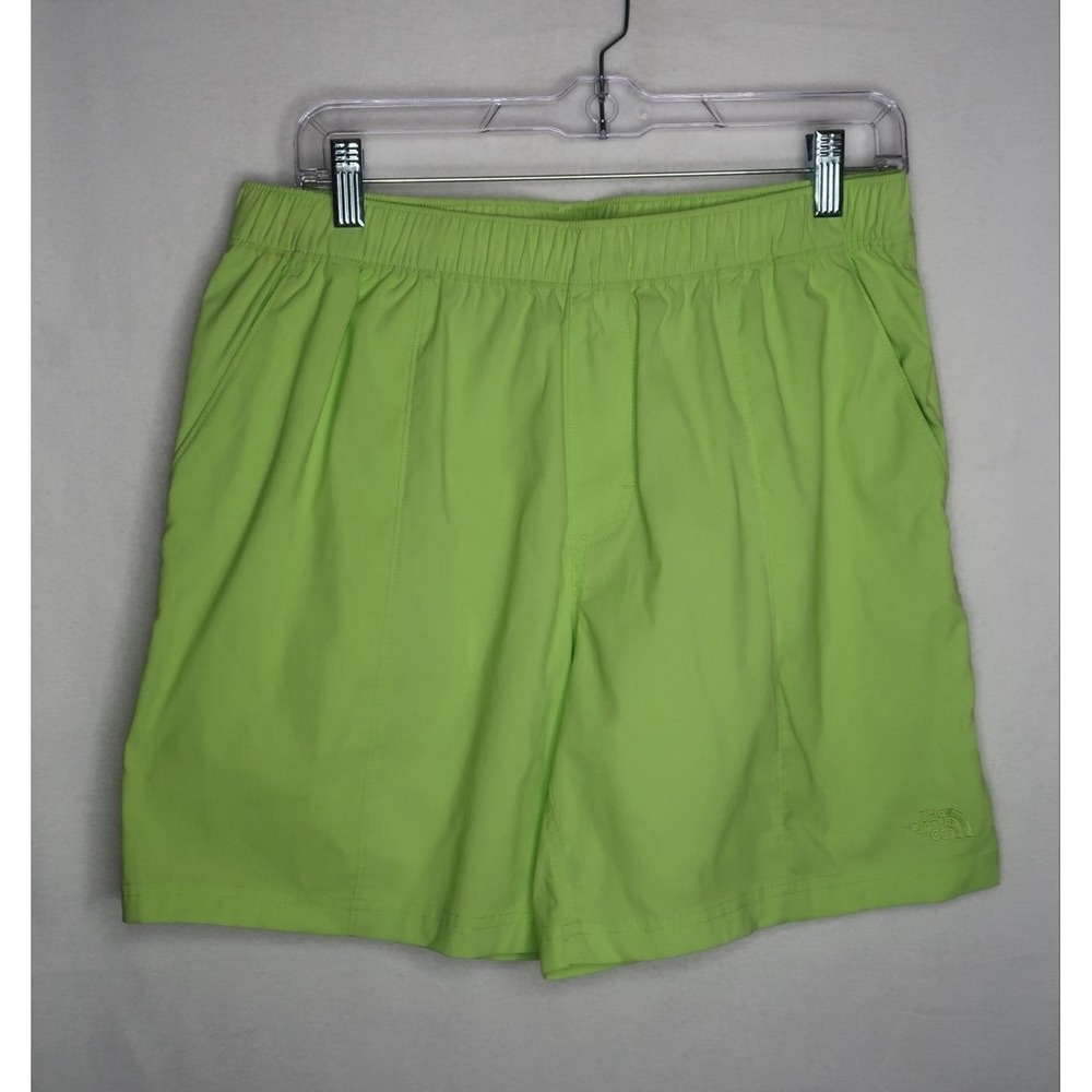 The North Face Class V Pull On Shorts Sharp Green Mens Medium NWT Hiking Outdoor